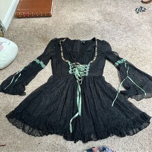 Current mood medieval mini dress